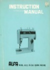 Alfa 801B.pdf sewing machine manual image preview