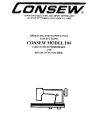 Consew 104instr.pdf sewing machine manual image preview