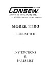 Consew 1118-3.pdf sewing machine manual image preview
