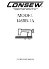 Consew 146RB-1A.pdf sewing machine manual image preview