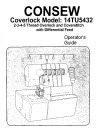 Consew 14TU5432.pdf sewing machine manual image preview