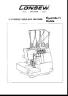 Consew 14tu.pdf sewing machine manual image preview