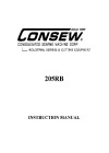 Consew 205RB.pdf sewing machine manual image preview