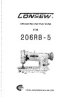 Consew 206rb5instr.pdf sewing machine manual image preview