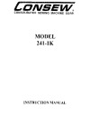 Consew 241-1K.pdf sewing machine manual image preview