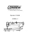 Consew 255rbl3instr.pdf sewing machine manual image preview