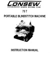 Consew 75T.pdf sewing machine manual image preview