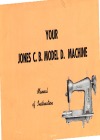 Jones C.B.MODEL-D.pdf sewing machine manual image preview
