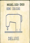 Jones JONESDZS-3100.pdf sewing machine manual image preview