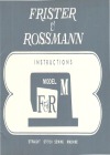 Kenmore FRISTER-ROSSMANN-model-m.pdf sewing machine manual image preview