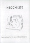 Necchi 270.pdf sewing machine manual image preview