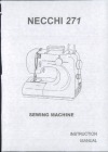Necchi 271.pdf sewing machine manual image preview
