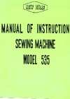 New_Home 535.pdf sewing machine manual image preview