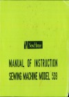 New_Home 539.pdf sewing machine manual image preview