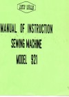 New_Home 921.pdf sewing machine manual image preview