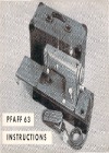 Pfaff 63.pdf sewing machine manual image preview
