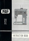 Pfaff 92.pdf sewing machine manual image preview