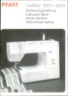 Pfaff HOBBY-301-420.pdf sewing machine manual image preview