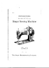 Singer 17W13.pdf sewing machine manual image preview