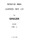 Singer 2188D33.pdf sewing machine manual image preview