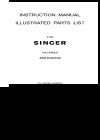 Singer 2691D200G.pdf sewing machine manual image preview