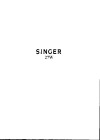 Singer 27W.pdf sewing machine manual image preview