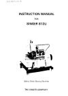 Singer 812U.pdf sewing machine manual image preview