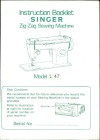 Singer_ L47.pdf sewing machine manual image preview