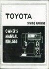 Toyota 555.pdf sewing machine manual image preview