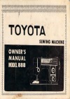 Toyota 888.pdf sewing machine manual image preview