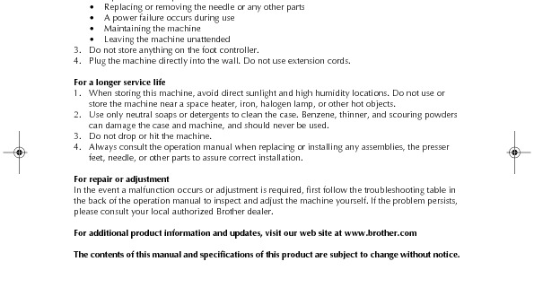Brother EX_660 Sewing Machine Instruction Manual for Download $9.99 PDF