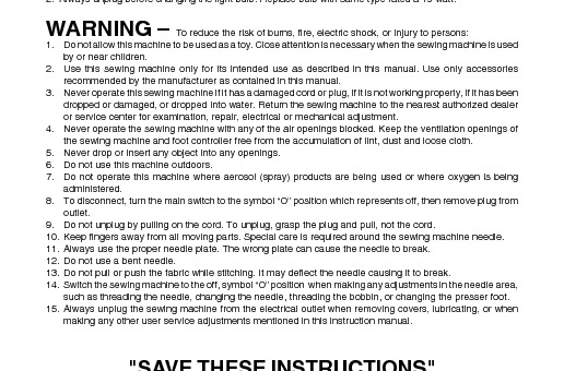Brother XL_3010 Sewing Machine Instruction Manual for Download $9.99 PDF