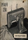 Pfaff 230.pdf sewing machine manual image preview