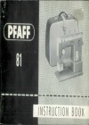 Pfaff 81.pdf sewing machine manual image preview