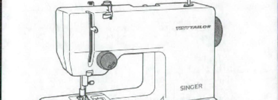Singer TT-600X-TINY-TAILOR Sewing Machine Instruction Manual for