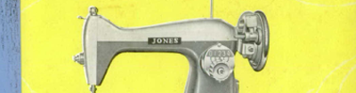 Jones Sewing Machine Manuals for download